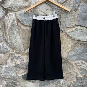Chen Chenma Black Wide Leg Sweatpants